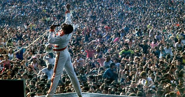 Freddie Mercury in concert